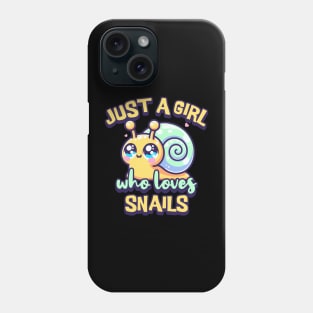 Just A Girl Who Loves Snails Phone Case