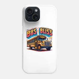 School Bus, Bus Bliss Phone Case