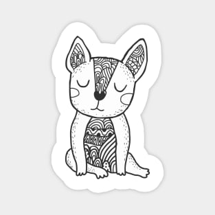 Doodle French bulldog Magnet