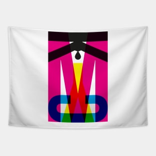 CMYK Ink Drop Typography Tapestry