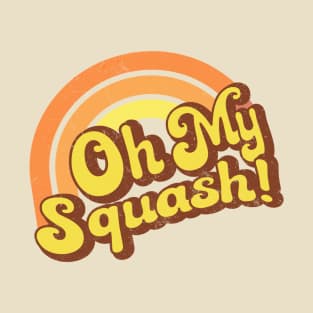 Oh My Squash - Retro Rainbow T-Shirt