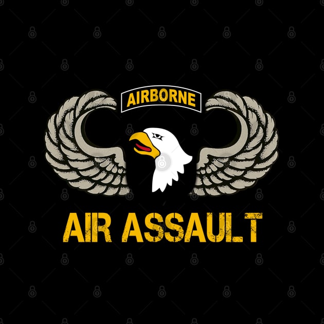 101st Airborne Shirt - "Air Assault" - Veterans Day by floridadori