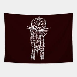 king of pumpkins white Tapestry