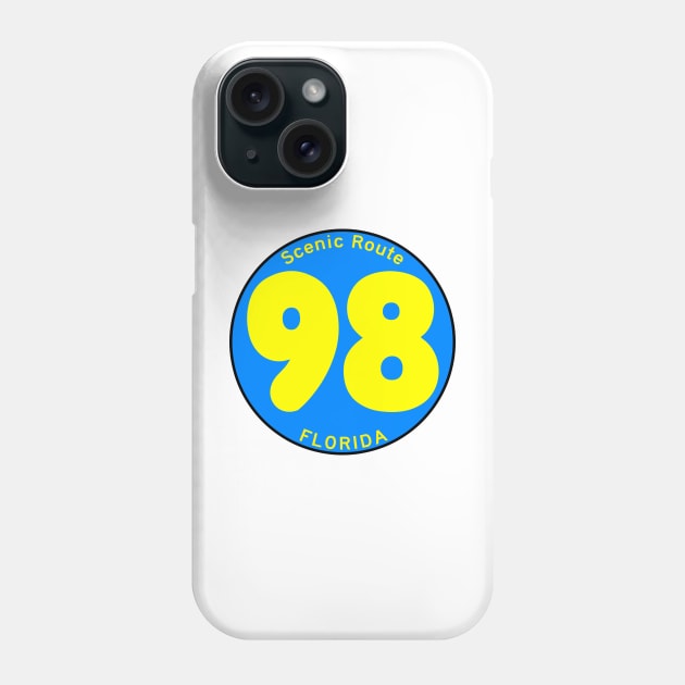 Highway 98 Gulf Drive Miramar Beach Destin Florida Palms Panhandle Emerald Coast Phone Case by TravelTime