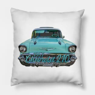 1957 Chevrolet 210 Station Wagon Pillow