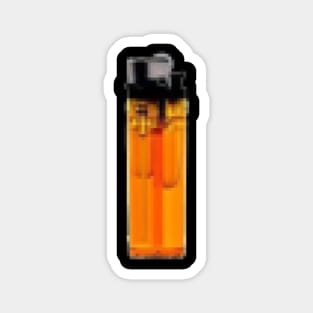 Pixel Lighter Orange OG Magnet