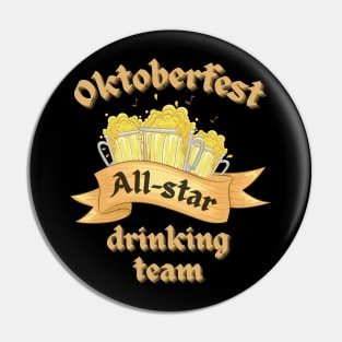 Oktoberfest All-Star Drinking Team Pin