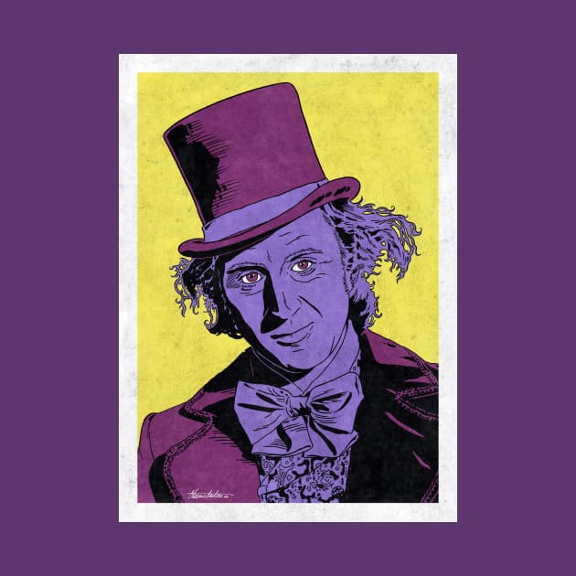 WILLY WONKA (Pop Art) by Famous Weirdos