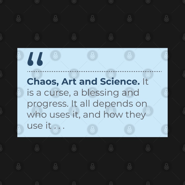 The Witcher on Chaos, Art, and Science . . . by emadamsinc