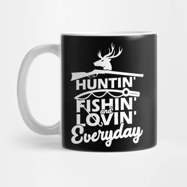 Hunting Fishing Loving Everyday American Deer Hunter Patriot - Hunting  Fishing Loving Everyday - Mug