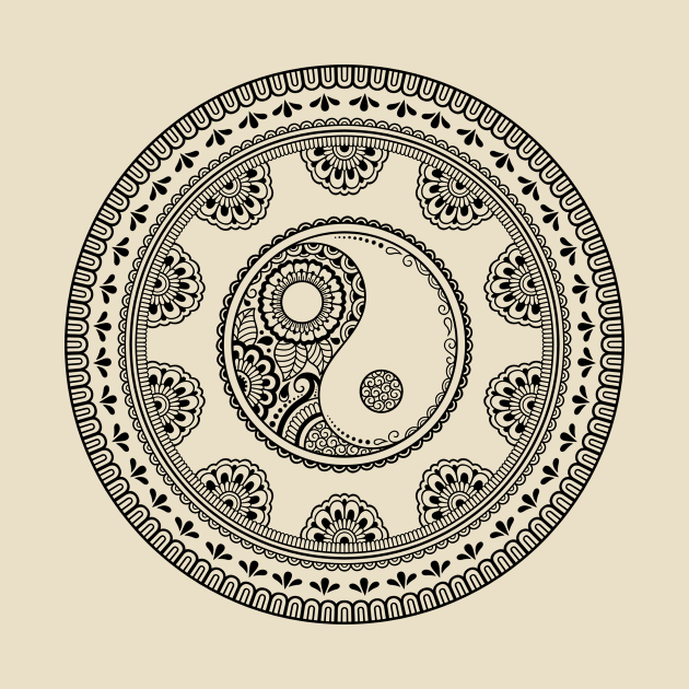 Yin Yang Mandala by letnothingstopyou