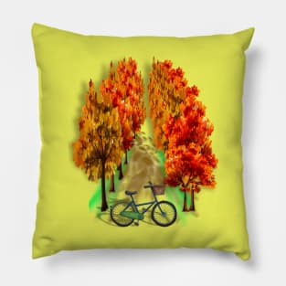 Bicycle on Autumn Pillow