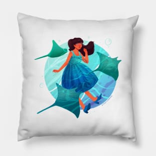 Underwater Gal Pillow