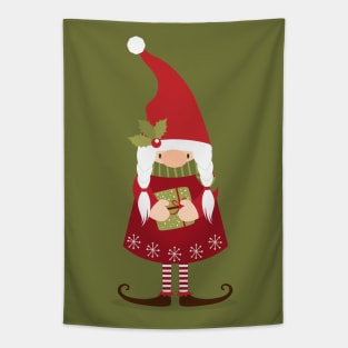 Mrs Gnome With Gift Tapestry