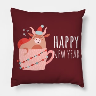 Happy New Year Pillow