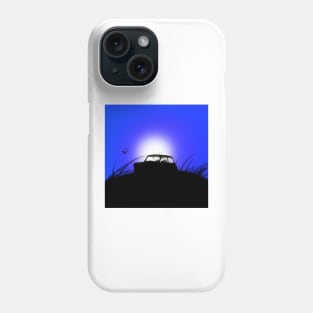 Classic Mini Sunset Blue Phone Case