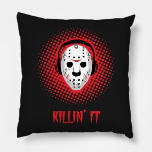 Halloween Killin It DJ Tee Pillow