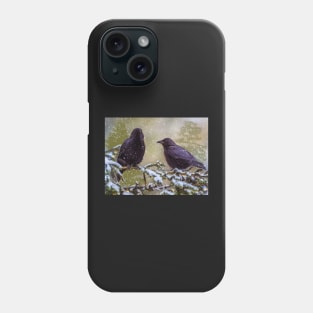 Winter Crows Phone Case