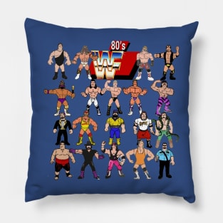 Retro Wrestling Maniac Pillow