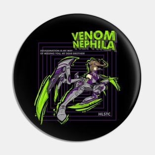 Mobile Legends Hanabi Venom Nephila Pin