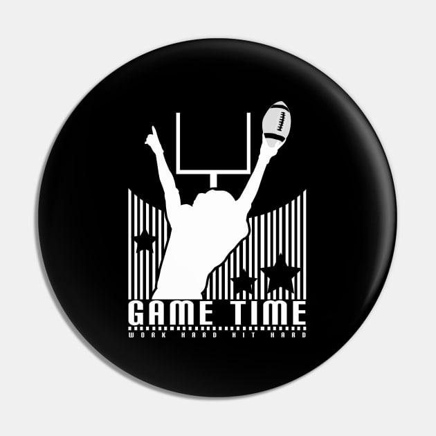 Game Time - Football Pin by adamzworld