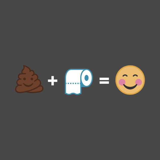 Poop Emoji Toilet Tissue Smiley Face Poop Emoji T Shirt