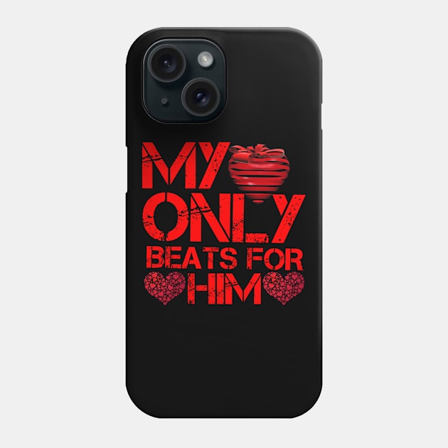 My only beats for him Phone Case by Younis design 