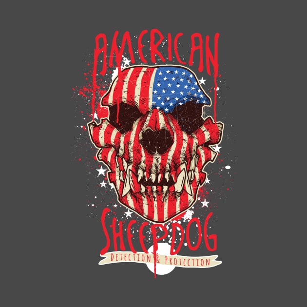 American Sheepdog Skull by DesignedByFreaks