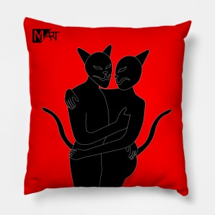 Cat Romance Pillow