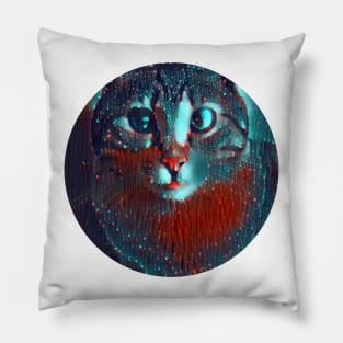 Furry mycat, revolution for cats Pillow