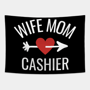 Wife Mom Cashier Tapestry