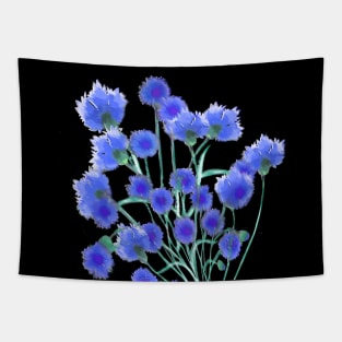 Blue Cornflower Tapestry