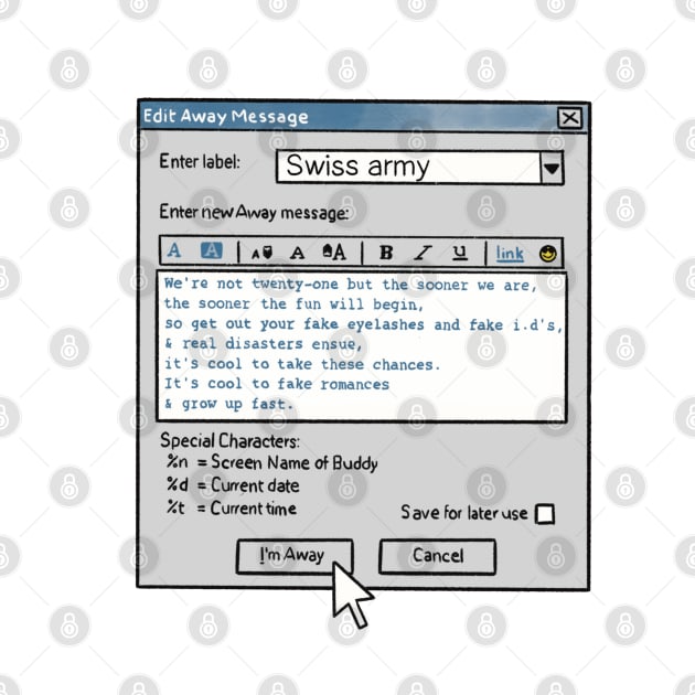 Away Message by Amyologist Draws