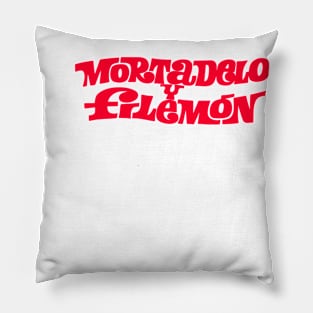 Mortadelo y Filemon red Pillow