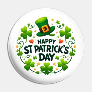 Happy st Patrick's Day Pin