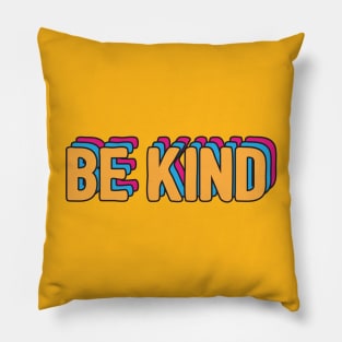 be kind vintage t shirt Pillow