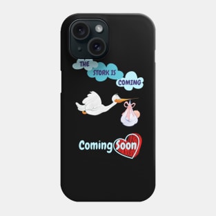 Coming Soon - Women Pregnancy Announcement Phone Case