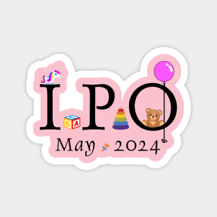 New Baby Girl IPO Magnet