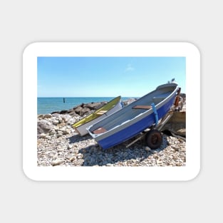 Boats on the Beach Magnet