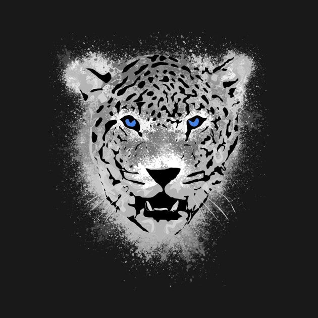 White Tiger - Paint Splatters by ddtk