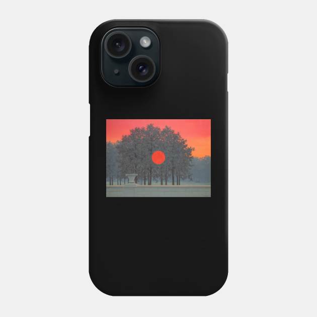 Rene Magritte The Moon Phone Case by mgpeterson590