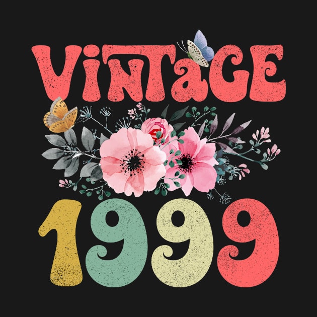 Vintage 1999 Floral Retro Groovy 24th Birthday by Kens Shop