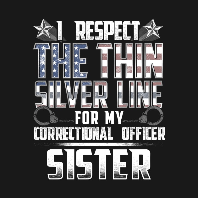 Correctional Office Sister Thin Silver Line by wheedesign