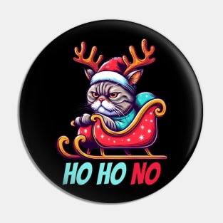 Grumpy Christmas Cat. Christmas Cat 2024 Pin