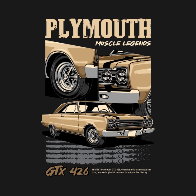 Plymouth GTX 426 Hemi Car by milatees