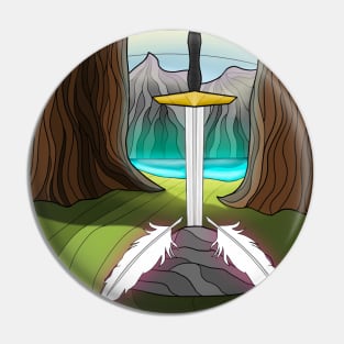 Sword in the stone Pin