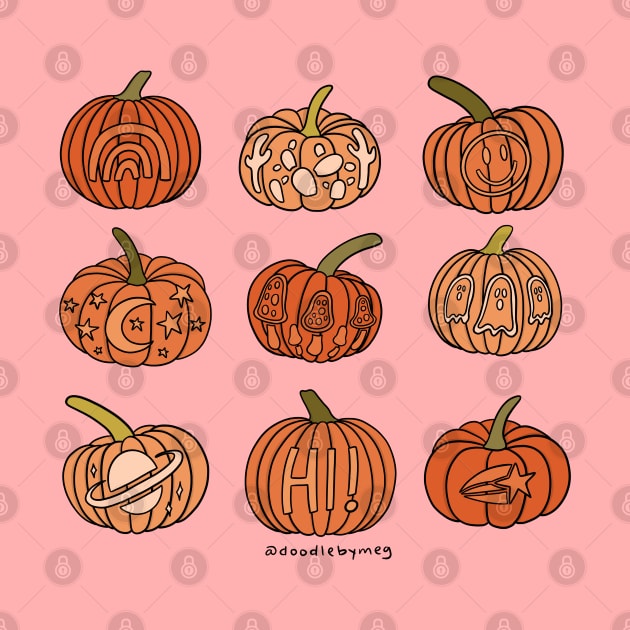 Carved Pumpkins by Doodle by Meg