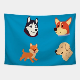 Dog Lovers Club Tapestry