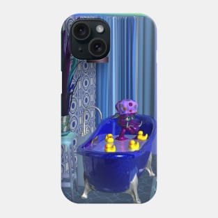 Monster Having a Bath Phone Case