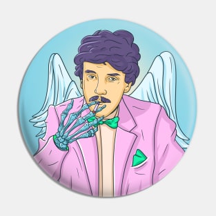 Vaporwave Angel Pin